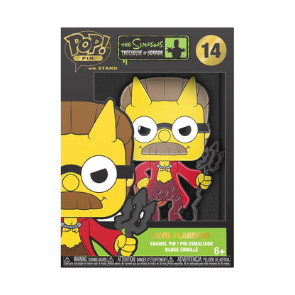 Loungefly The Simpsons Horror: Ned Flanders as Devil Flanders - Enamel Pin