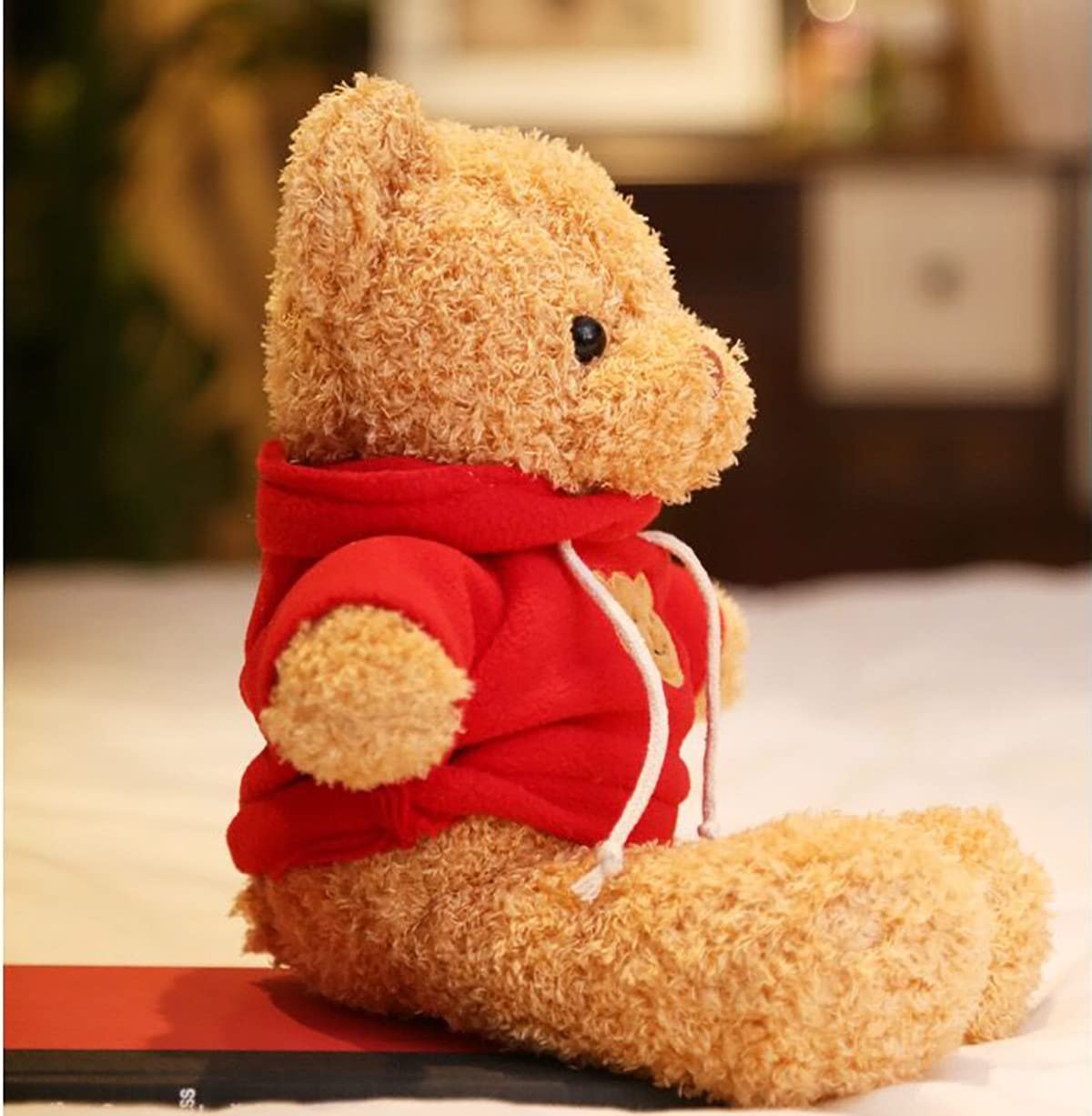 YUKOUQIAN Teddy Bear Stuffed Animal Cute Plush Doll SoftToy 11.8" Gift for Girls Boys Birthdays Christmas Children's Day Halloween Thanksgiving Day