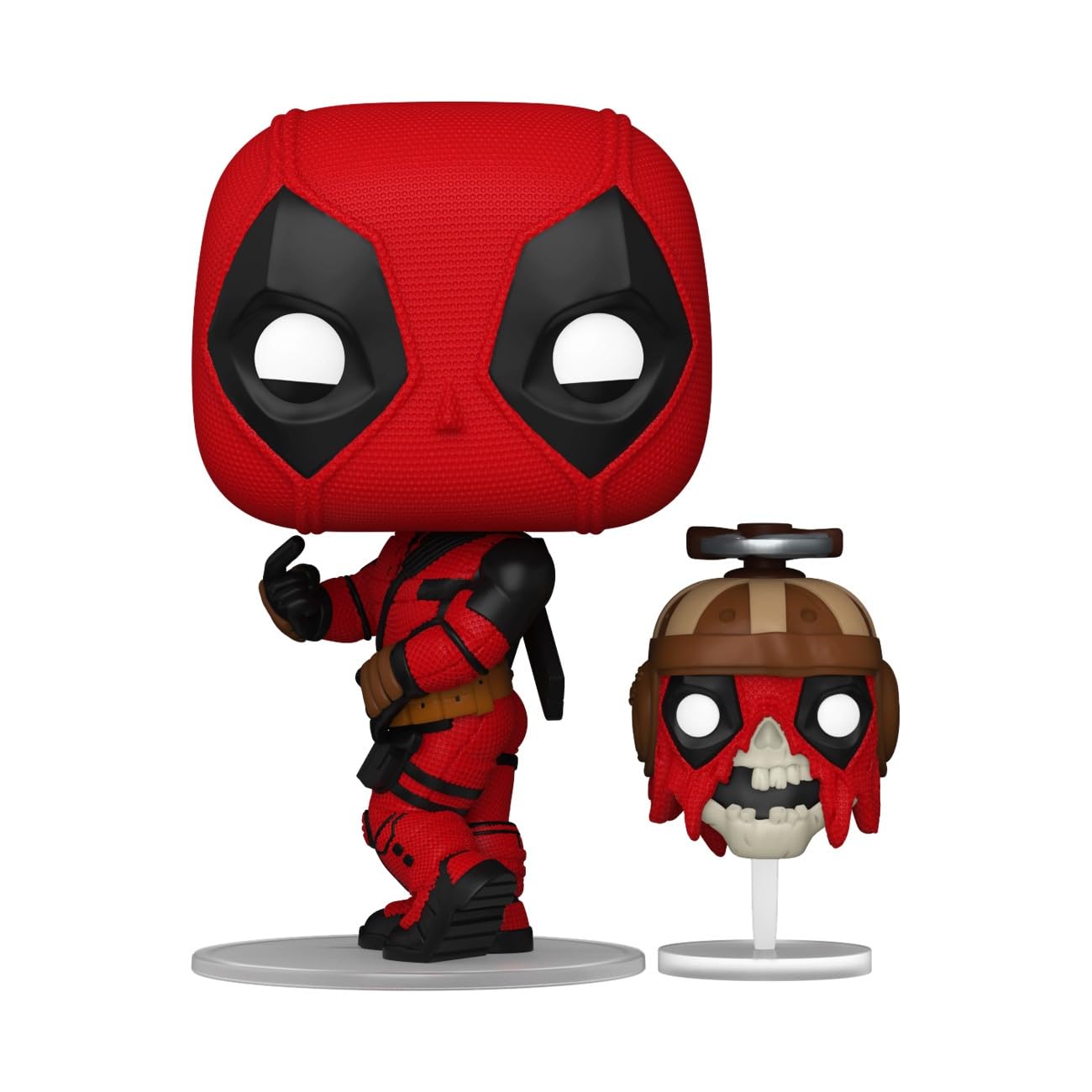 Funko Pop! & Buddy: Deadpool & Wolverine - Deadpool with Headpool - Collectable Vinyl Figure - Gift Idea - Official Merchandise - for Kids & Adults