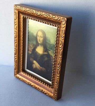 AirAds Dollhouse 1:12 Scale Dollhouse Miniature Accessories Dollhouse kit Dummy Frame mini Mona Lisa