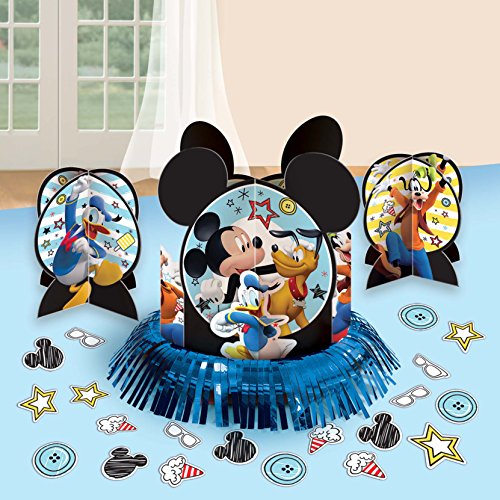 Amscan Mickey Mouse Party Supplies On The Go Table Decorating Kit