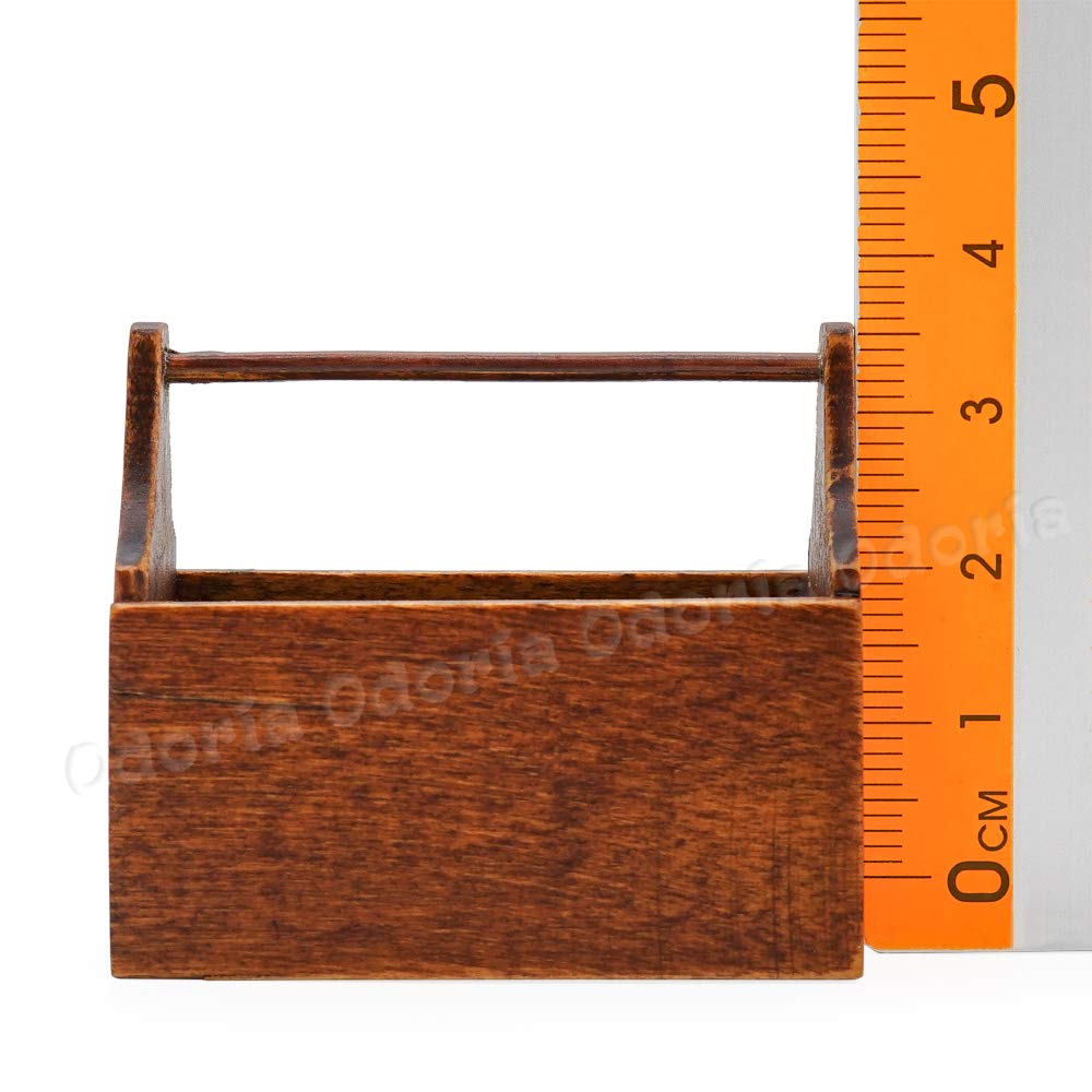 Odoria 1/12 Miniature Toolbox with 8Pcs Tools Dollhouse Garage Accessories