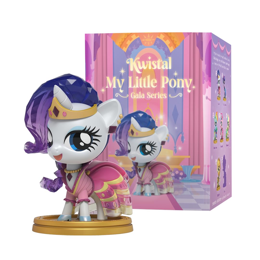 Mighty Jaxx Kwistal Fwenz My Little Pony Series 3 (Gala Edition) | Blind Box Collectible Figurines | One Pack - Contains One Random Figure