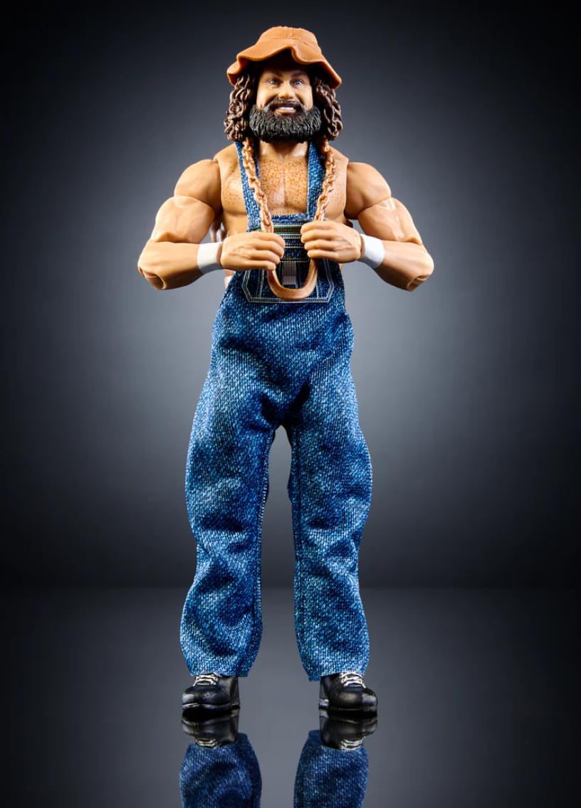 WWE Hillbilly Jim Mattel Elite Collection Saturday Nights Main Event Series 1 Wrestling Action Figure Toy Wrestler