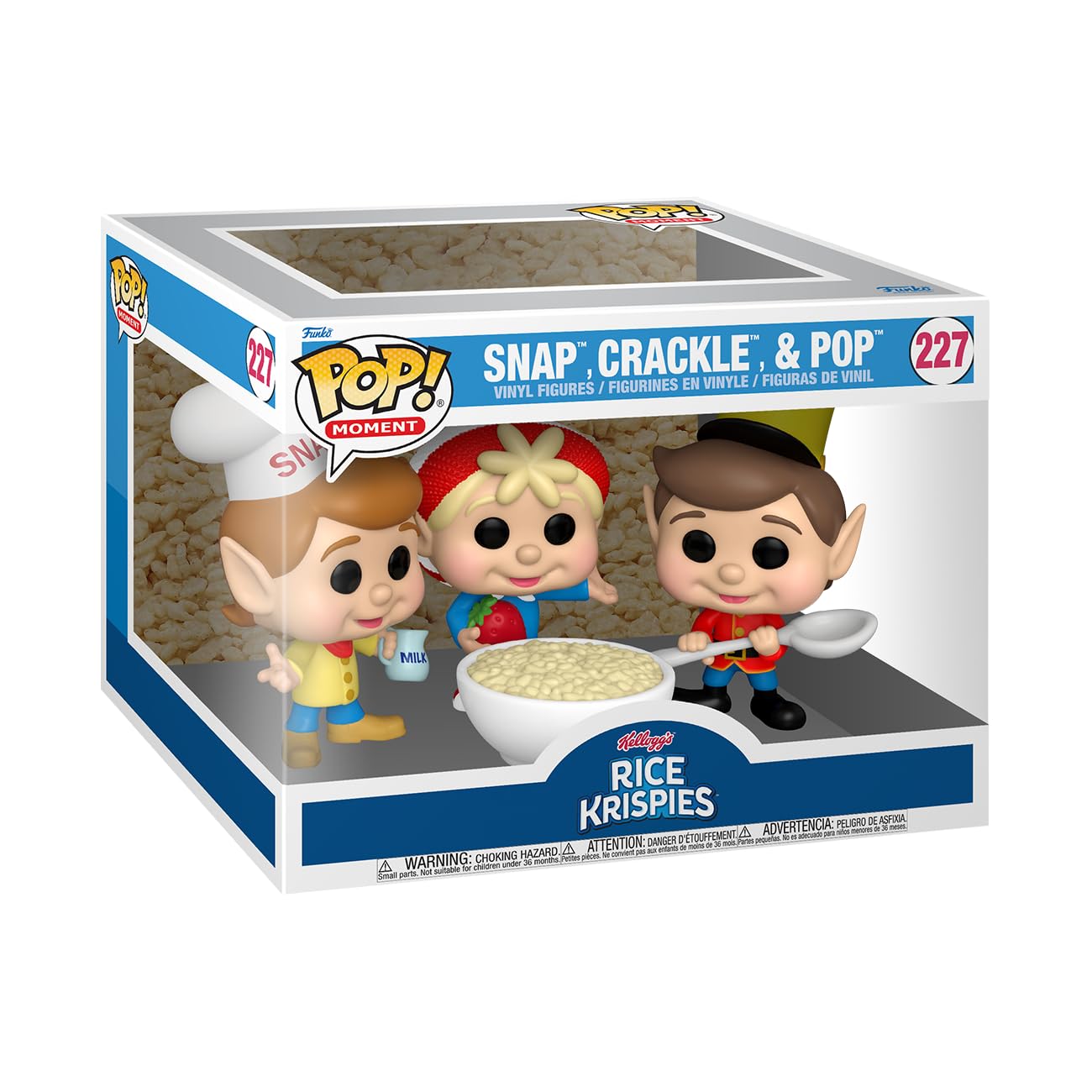 Funko Pop Moment: Kellogg's - Rice Krispies, Snap, Crackle, & Pop - Collectable Vinyl Figure - Gift Idea - Official Merchandise - Toys for Kids &