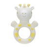 Nuby Giraffe Teether for Infants - 100% Natural Rubber Baby Teething Toy - Easy-Grip and Multi-Textured Surfaces - 3+ Months