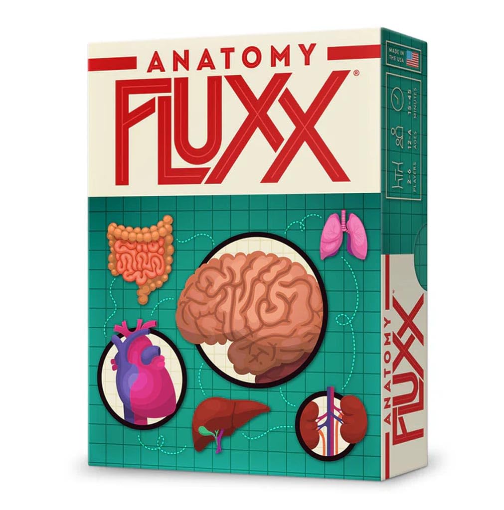 Looney Labs Anatomy Fluxx Card Game - Varied Gameplay and Doctor-Approved Learning