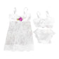 BARWA Doll Pajamas Sleep Suit Sleepwear Clothes Compatible for 11.5 Inch Girl Doll (4 Sets)