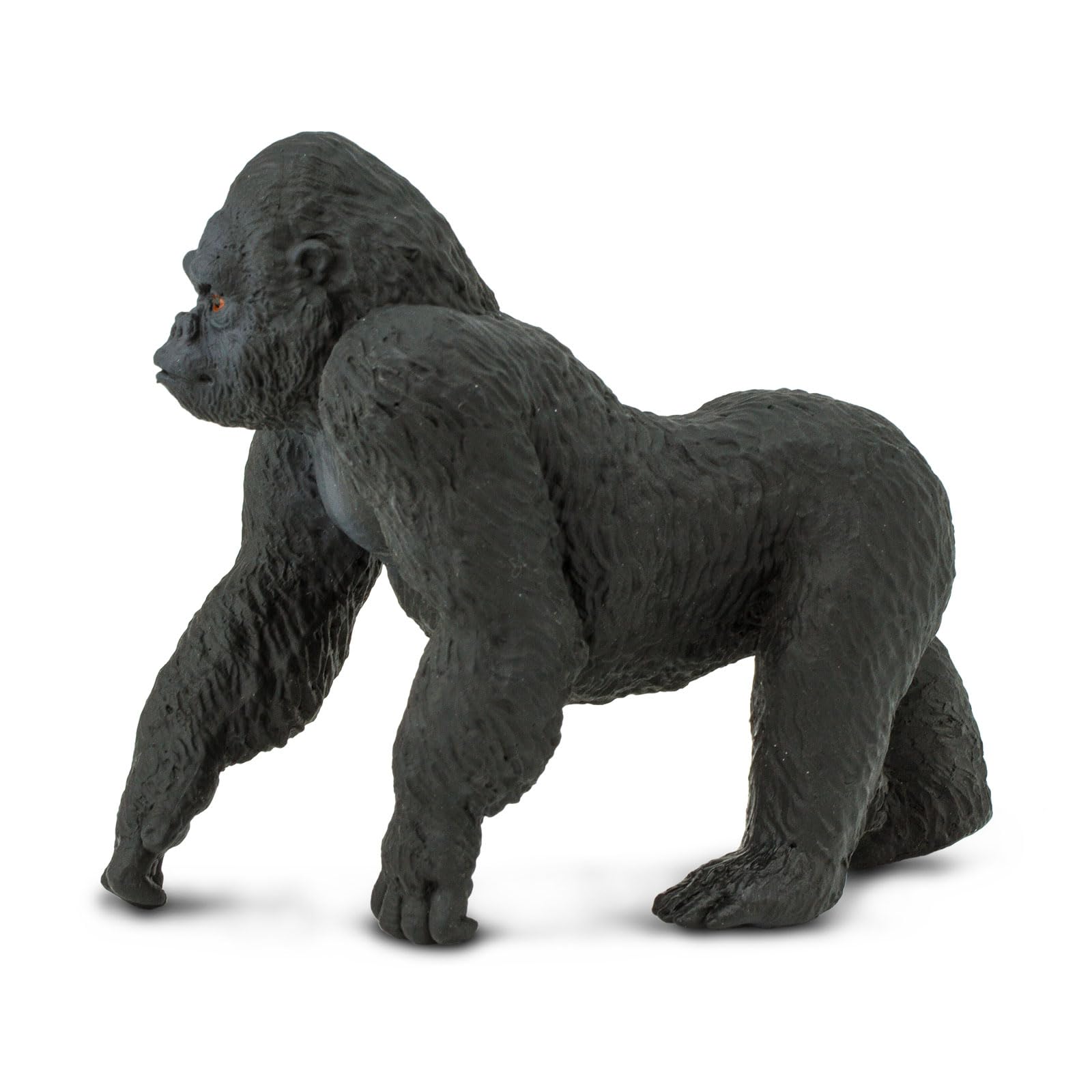 Safari Ltd. Lowland Gorilla Figurine - Lifelike 4.25" Primate Figure - Educational Toy for Boys, Girls, and Kids Ages 3+