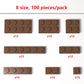 100 Pieces Classic Building Plate Assortment Pack, 8 Sizes Small Baseplates Multipacks, Compatible with Lego Parts and Pieces, Small Plate