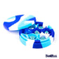 FanRoll Silicone Round Dice Case: Blue/White/Light Blue, Role Playing Game Dice Accessories for Dungeons and Dragons