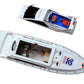 POCO DIVO Atlantic Yacht Luxury Modern Cruise 28" RC Model Boat Radio Remote Control Speed Watercraft Racing Ship, Blue