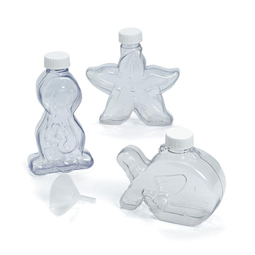 Fun Express Sand Art Kits for Kids - 12 Under The Sea Sand Art Bottles with Funnel | Colored Sands Crafts for Summer Activities, Birthday Party Crafts
