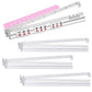 HANUSTARS Permium-Mahjong Racks with Pushers 4-Piece Set Clear Acrylic Tile Holder American Mahjong Racks with Pushers Mahjong Accessories Transparent