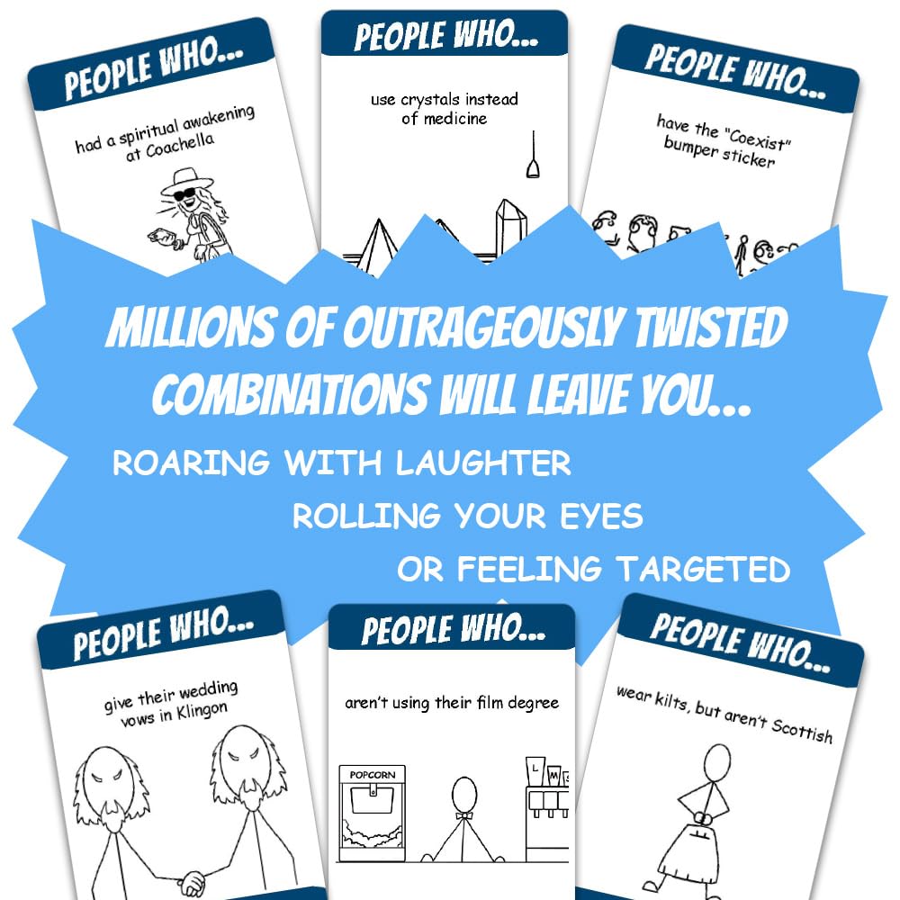 I Feel Attacked - Hilarious Party Game for Family Board Game Night - Funny Card Games for Teens & Adults, 4-10 Players - from Indie Boards & Cards