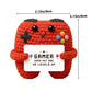 BOBPPOP Crochet Game Controller Plush - Positive Crochet Animal for Gamers, Emotional Support Figure & Unique Gift for Son or Loved One,Handmade