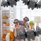 Black Bat Balloons Man Halloween Balloons for Halloween Theme Party Supplies Spooky Party Decor Birthday Party Decorations Supplies Balloon Sets-3 Pcs