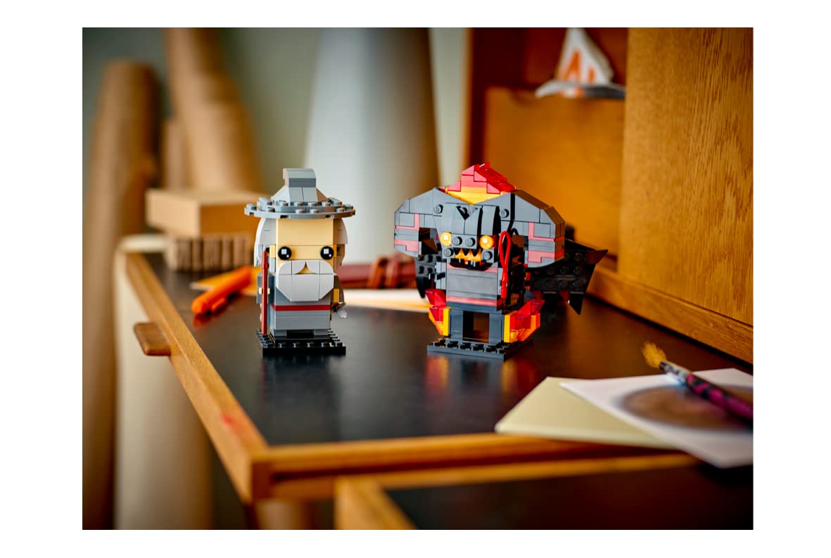 Lego BrickHeadz 40631 Gandalf the Grey & Balrog Set