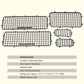 VGEBY1 Crawler Window Mesh, Metal Window Protective Net RC Defender Window Guard for 1/10 RC Crawler Car