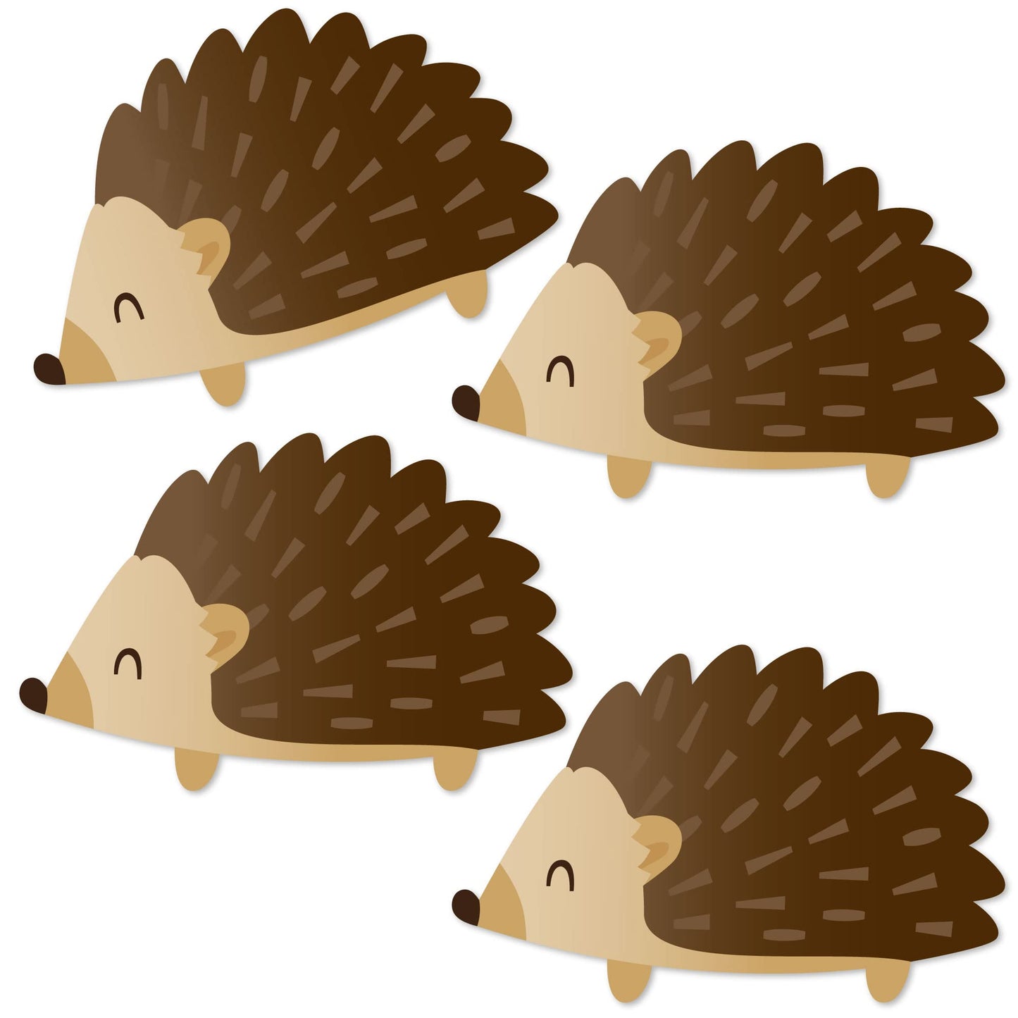 Big Dot of Happiness Forest Hedgehogs - Decorations DIY Woodland Birthday Party or Baby Shower Essentials - Set of 20