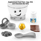 Replacement Parts for Fisher-Price Laugh and Learn Magic Color Mixing Bowl Playset - GJW20 - Replacement Food Bag - Milk, Egg and Chocolate Bar