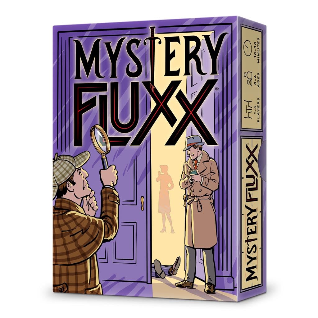 Looney Labs Mystery Fluxx - The Detective-Themed Card Game of Clues and Deduction, Ages 8 to Adult, 1-6 Players