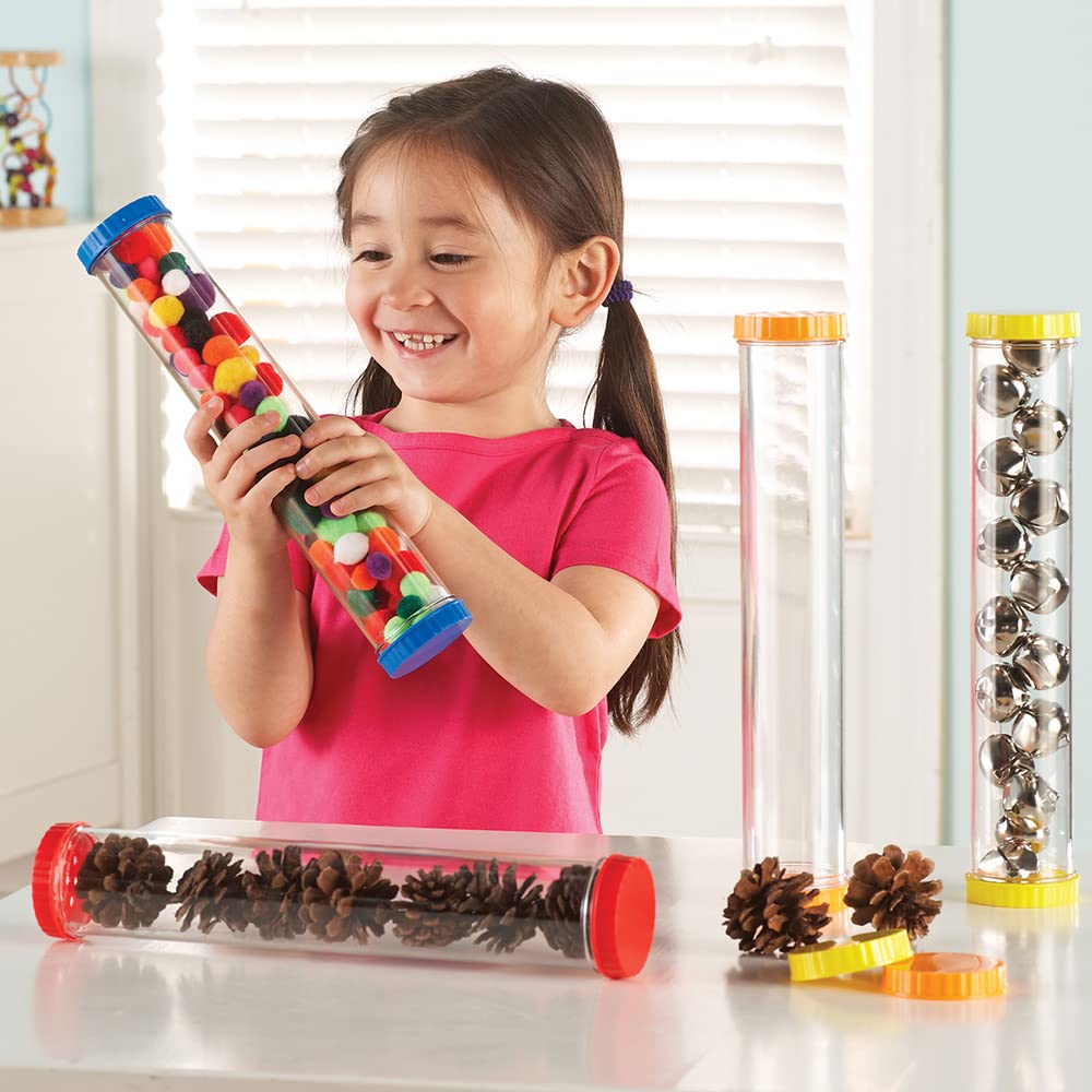 Learning Resources Primary Science Sensory Tubes - Toddler Toys, Homeschool Supplies, Fine Motor Skills, Calm Down Bottle, STEM Manipulatives