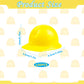 Mini Yellow Construction Hat Plastic Mini Construction Party Toy
