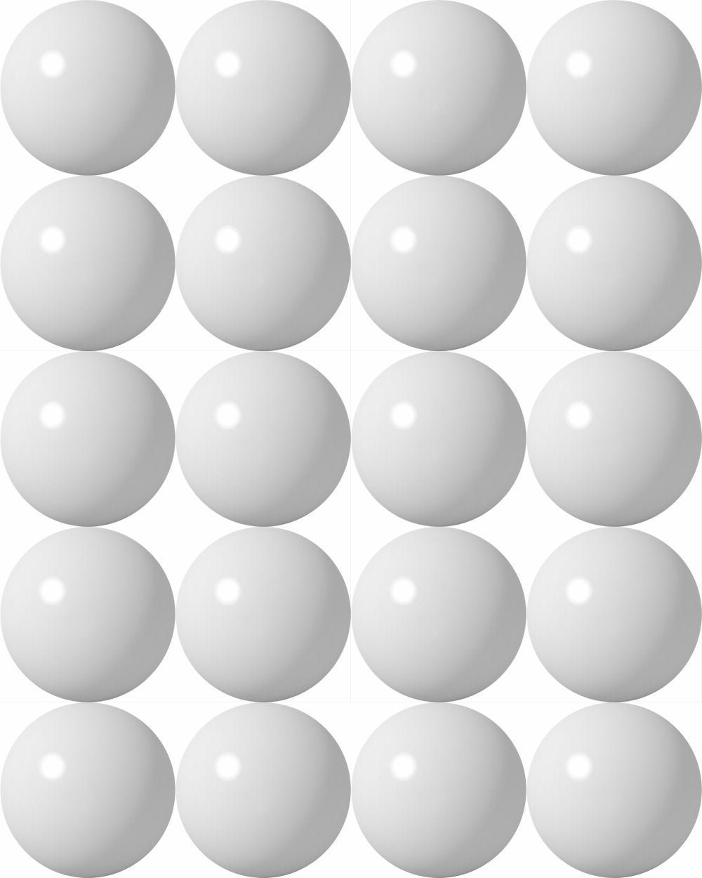 (20) Replacement Marble Balls Compatible with Hungry Hungry Hippos Game - BC Precision