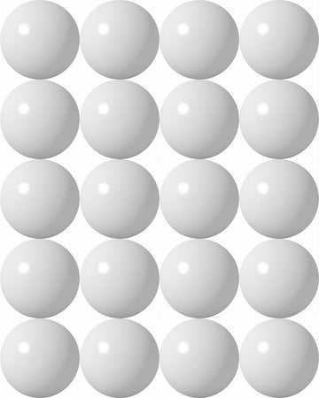 (20) Replacement Marble Balls Compatible with Hungry Hungry Hippos Game - BC Precision