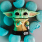 Funko POP! Star Wars: the Mandalorian - Grogu (the Child, Baby Yoda) with Cookie - Collectible Vinyl Figure - Gift Idea - Official Merchandise - for