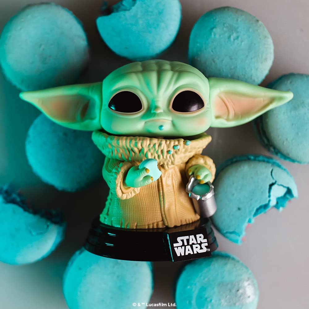 Funko POP! Star Wars: the Mandalorian - Grogu (the Child, Baby Yoda) with Cookie - Collectible Vinyl Figure - Gift Idea - Official Merchandise - for