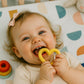 Valentine's Day Baby Teether Silicone Heart Teething Toys 6-12 Months 0-6 Months,Baby Chew Toys Teething Relief,Gifts for Babies,BPA-Free