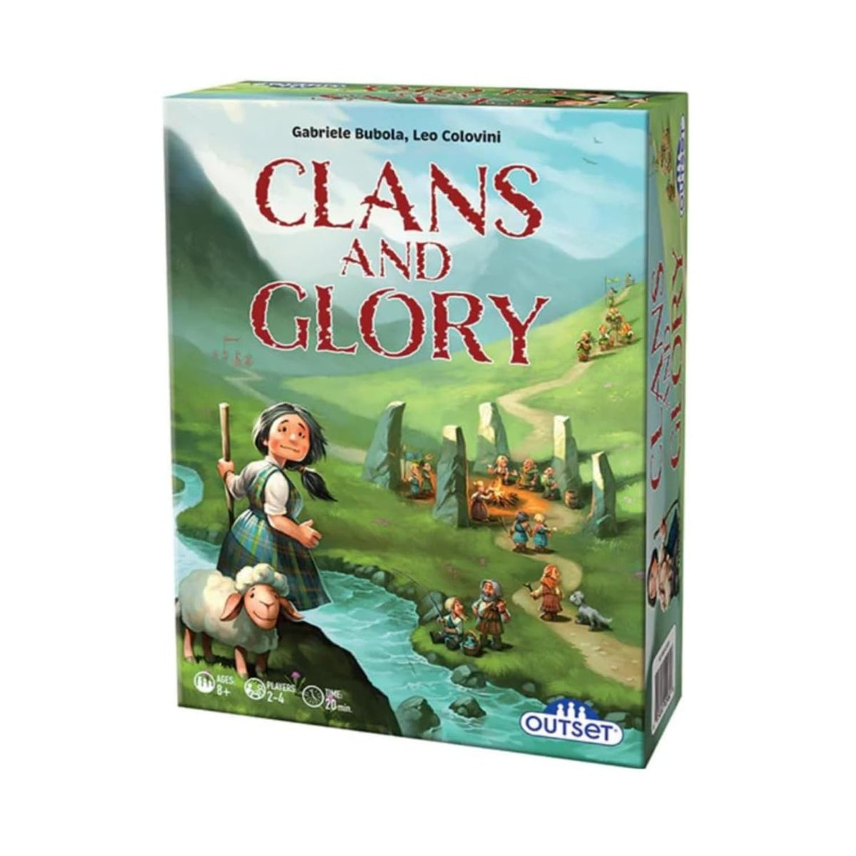 Clans and Glory Strategy Card Game - For 2 to 4 Players Ages 8 and up