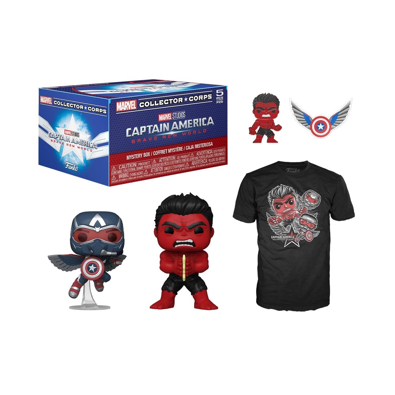 Funko Marvel Collector Corp Subscription Box: Captain America: Brave New World - L