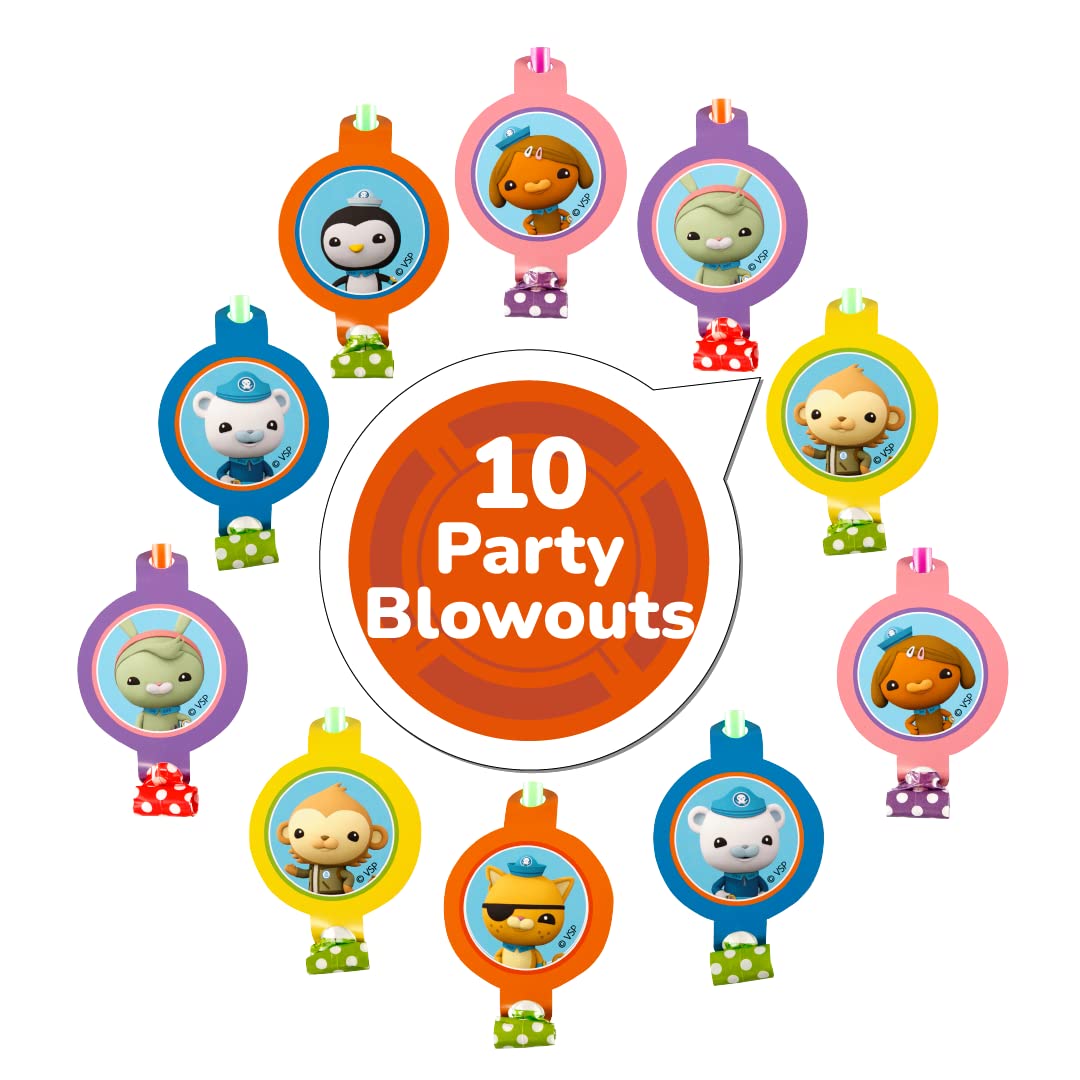 Octonauts Above and Beyond Party in a Box Kit: Complete Set 100+ Pieces - Plates, Cups, Banners, Utensils, Balloons, Stickers, Gift Bags, Decorations