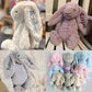 shiguangji Embroidered Plush Bunny with Child's Name - Personalized Long Ear Bunny for Baby Gift, Stuffed Animal,Custom Perfect Keepsake