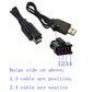 Blomiky 2 Pack 7.4V / 2 x 3.7V 400mA Lithium Battery Charger Cable with SM-4P 4 pin Plug for Old Version UDI001 UDI008 UDI009 and HJ808 HJ812 RC Boat