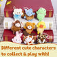 CAMIRUS 24Pack Mini Animal Plush Toy Set, Cute Assortment Keychain Toys, Small Stuffed Animal Set Gifts for Kids, Christmas Stocking Stuffer, Easter