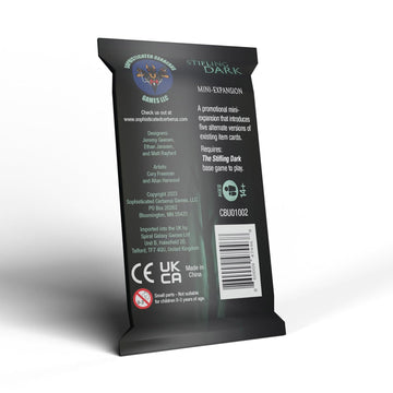 Sophisticated Cerberus Games: The Stifling Dark Mini-Expansion - Includes 5 Alternate Cards, Horror Strategy, Requires Base Game, Age 14+, 2-5 Players