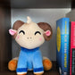Youtooz Jschlatt Ram Plushie 9" Inch, Jschlatt Soft Rammie Plush Collectible by Youtooz Plush Youtubers Creator Collection
