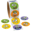 Monster Face Roll Stickers for Halloween (100 Stickers) Stationery - Halloween