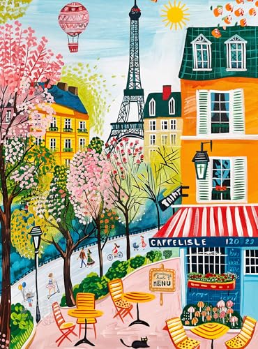 Cross & Glory | Jigsaw Puzzles for Adults | Morning at Café Lisle