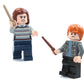 LEGO Harry Potter Minifigure Combo - Hermione in Striped Sweater and Ron Weasley in Plaid Shirt (Adult Version) with Wands