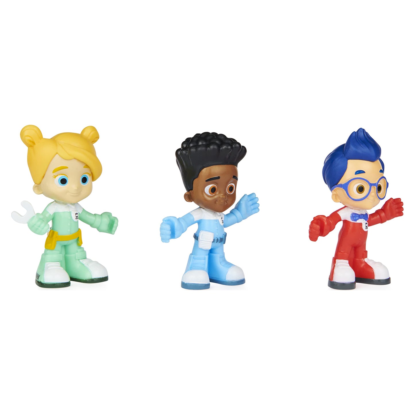 Mighty Express, Collectible Figures 3-Pack with Exclusive Train Track Piece, for Kids Aged 3 and up