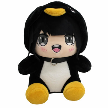 BXCH Gugugaga Penguin Plush Throw Pillow for Fans and Friends Beautifully Cute (Penguin A)