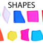 The Beadery Plastic Mosaic Pieces, 10-20mm, Multi