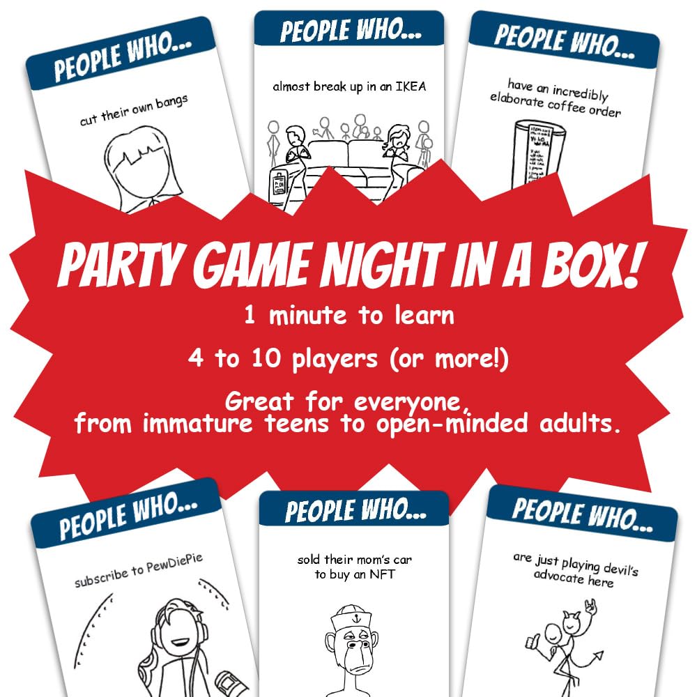 I Feel Attacked - Hilarious Party Game for Family Board Game Night - Funny Card Games for Teens & Adults, 4-10 Players - from Indie Boards & Cards