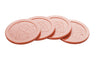 Atomic Premium Air Hockey Pucks (4‑Pack) - Heavyweight 3‑1/4” Red Pucks for Air Hockey & Push Hockey Tables
