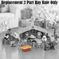 Little People Replacement Part for Fisher-Price Manger Scene - N6010 ~ Christmas Story Playset ~ Replacement 2 Part Hay Bale